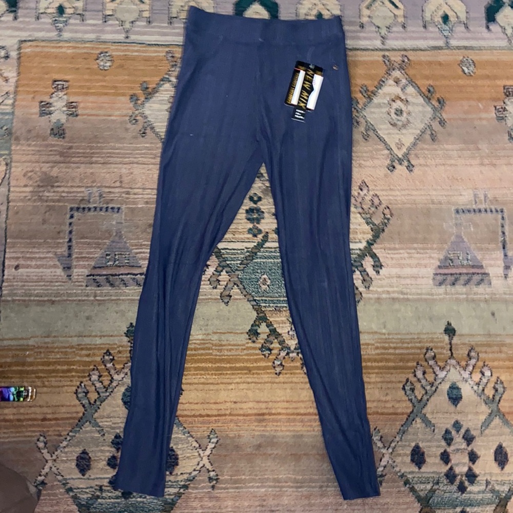 Blue jeggings one size but fits as a small